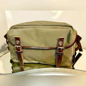 Gently Used KATHARINE HAMNETT LONDON Taupe Body Bag